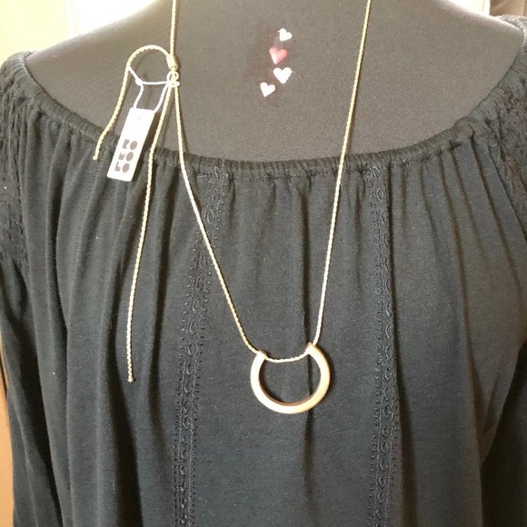 RML NWT adjustable horseshoe /halfmoon necklace - Picture 7 of 7
